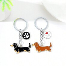 PCS Cute Sausage Dog I love sausage dogs dachshund Keychain Animal Keyring Jewelry Metal Best Friend Gift | SHEIN