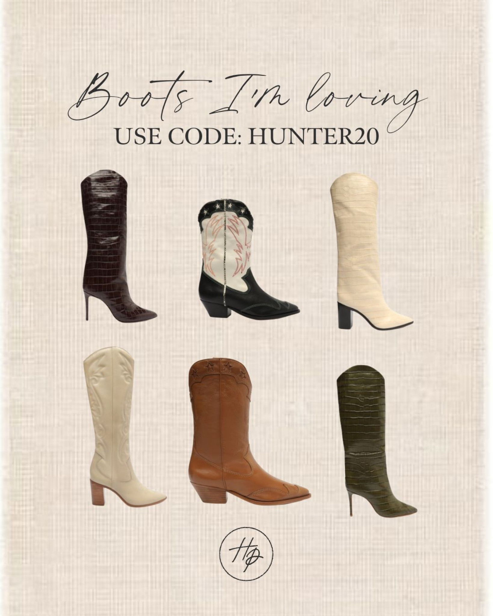 Use code: HUNTER20 for fall boots

#LTKshoecrush #LTKSeasonal #LTKstyletip