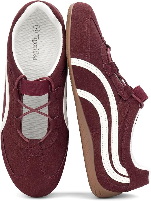 Mary Jane Round Toe Slip-on Shoes, Soft Breathable Lining, Sturdy Rubber Sole, Retro Flat Sneaker... | Amazon (US)