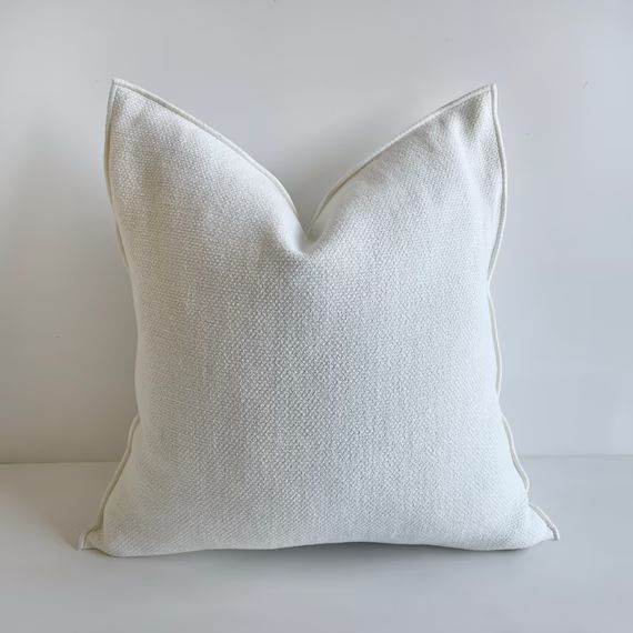 Fromentera French Linen Euro Pillow | Etsy | Etsy (US)