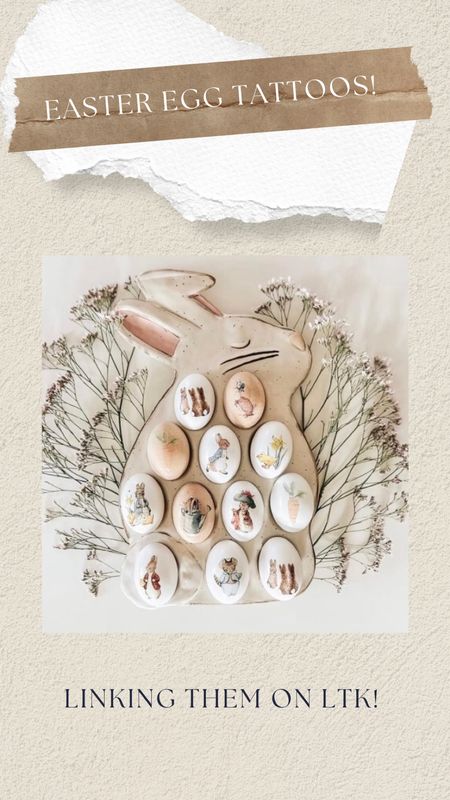 I saw this on Mudpie’s Facebook page and just had to order these egg tattoos for our Easter egg decorating this year, too cute! 

#LTKkids #LTKSeasonal #LTKfamily