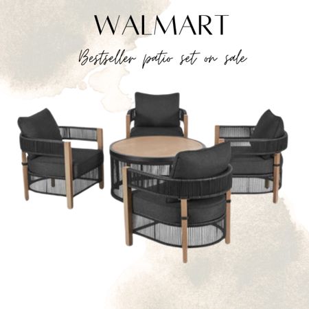 Modern Patio set on sale @walmart #walmartfinds #walmarthome, patio furniture, budget friendly furniture, patio season 

#LTKHome #LTKxWalmart #LTKSaleAlert