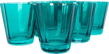 Estelle Colored Glass Sunday Set of 6 Lowball Glasses | Nordstrom | Nordstrom
