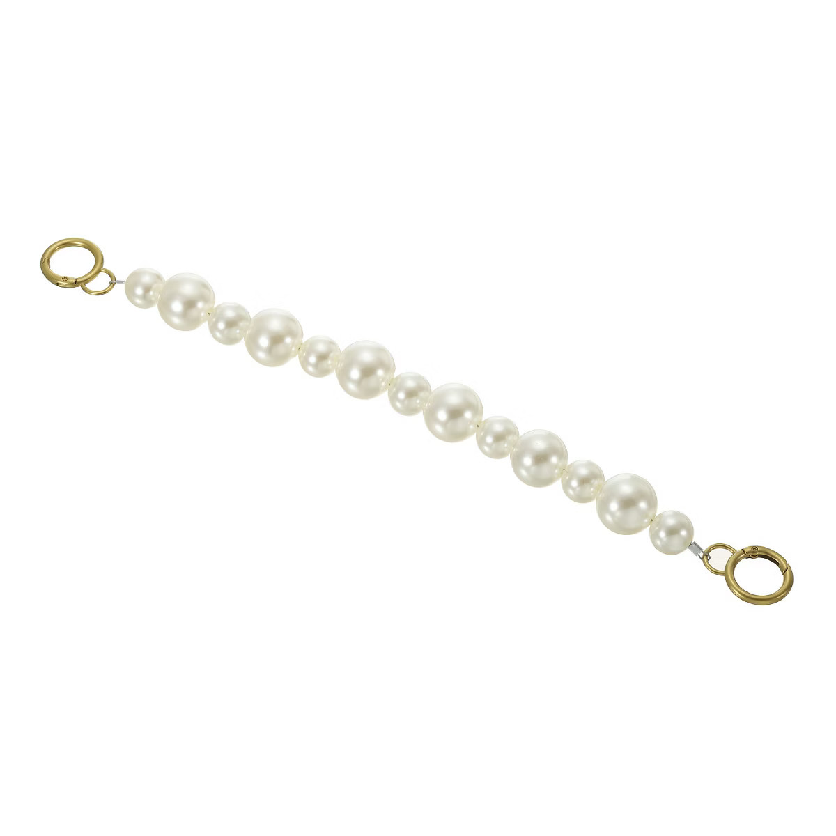 Unique Bargains Sturdy Imitation Pearl Beaded Decorative Purse Chain Strap 14" 1Pc | Target