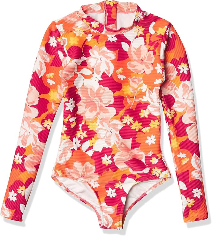Seafolly Girls' Long Sleeve Tank One Piece Swimsuit | Amazon (US)