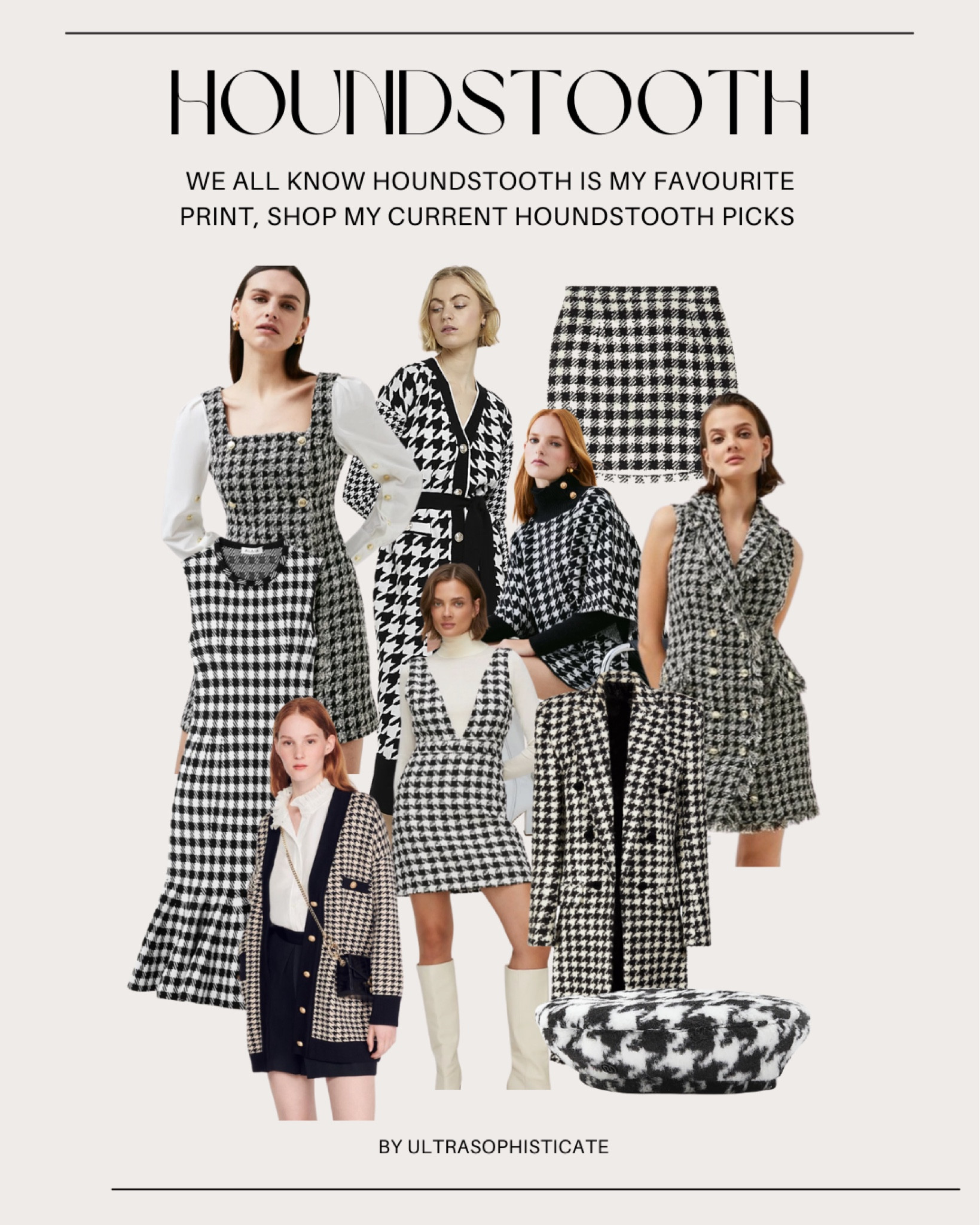 We all know houndstooth is my favourite print, shop my current houndstooth picks - coats, dresses, pinafores, berets and more 🖤 #houndstooth #autumnstyle #gossipgirl #emilyinparis

#LTKunder100 #LTKunder50 #LTKeurope