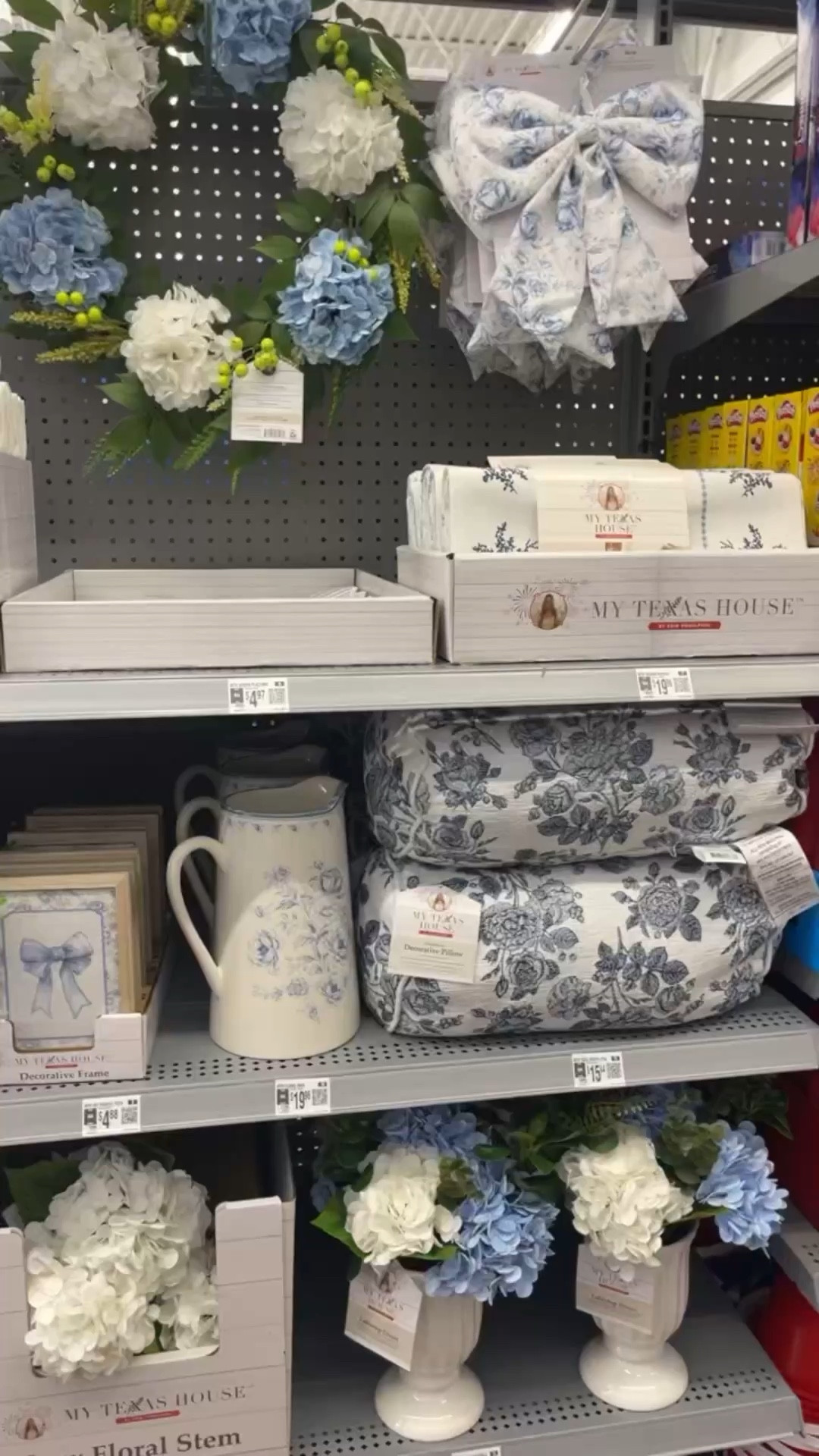 So impressed with all of the new My Texas House decor at Walmart!