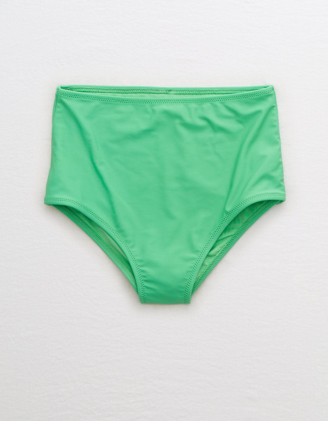 Aerie High Waisted Cheeky Bikini Bottom, Neon Green | American Eagle Outfitters (US & CA)