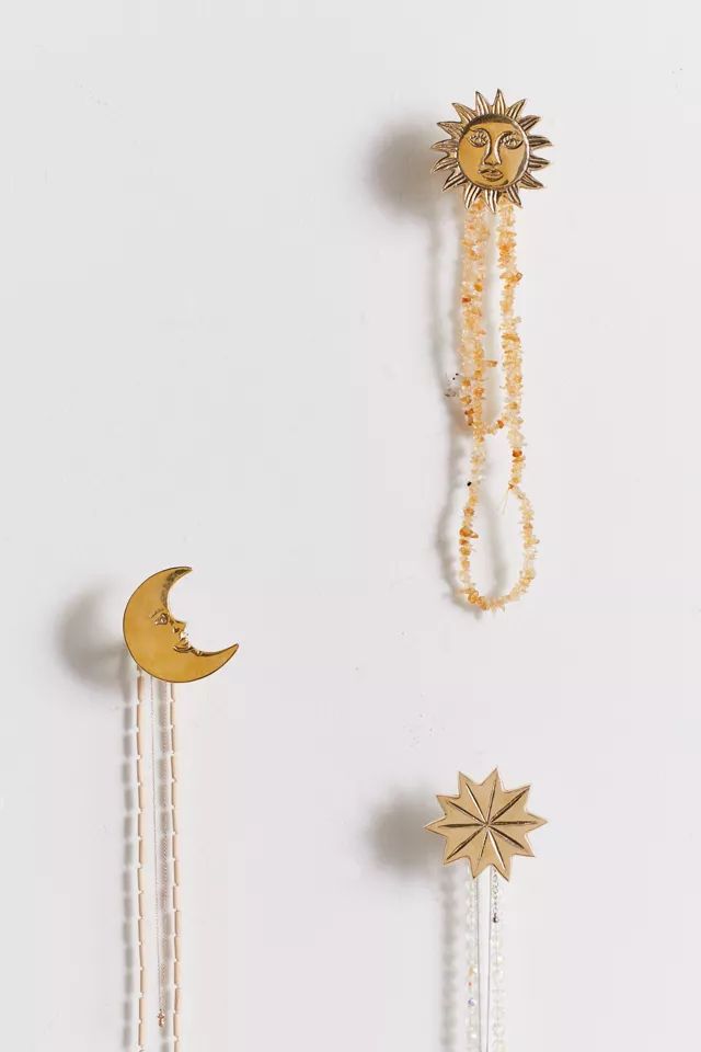 Gilded Sun Wall Hook | Urban Outfitters (US and RoW)