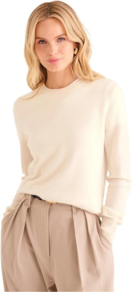 NAADAM Womens The Original Cashmere Crewneck Sweater | Amazon (US)