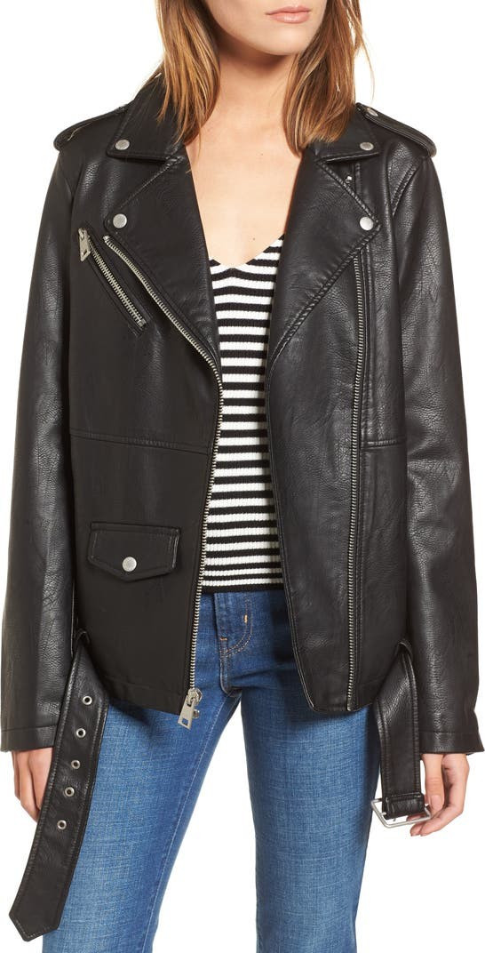Faux Leather Moto Jacket | Nordstrom