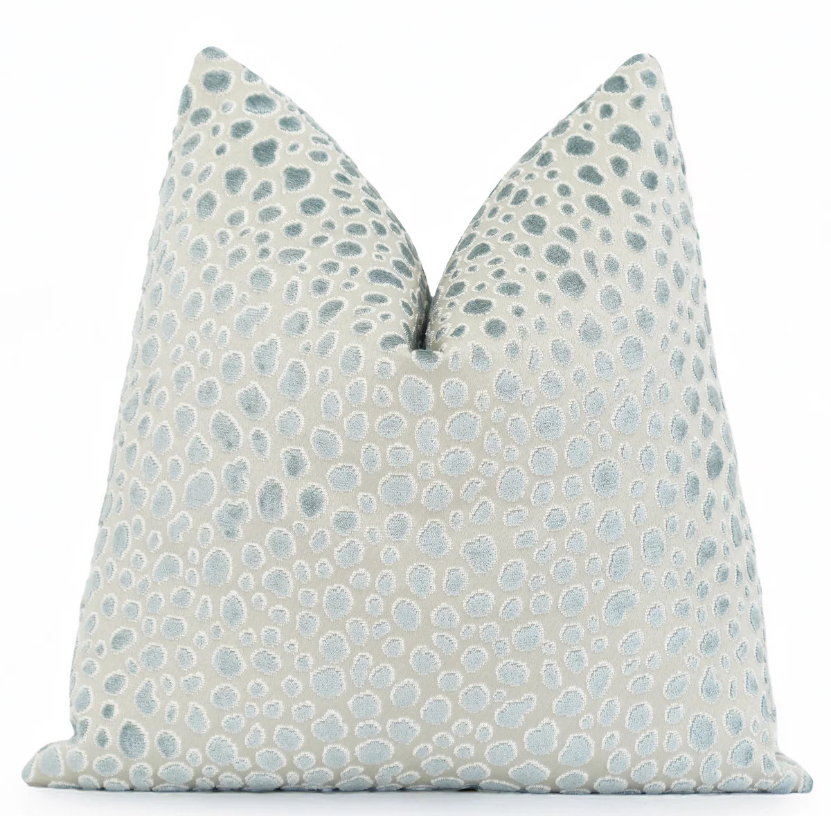 Loray Mist Cut Velvet Pillow Cover | Land of Pillows