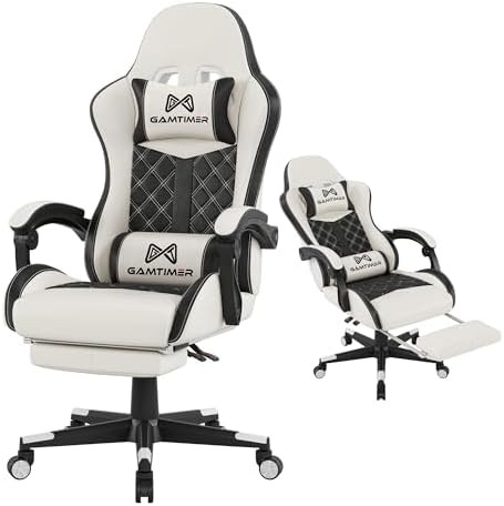 Gaming Chair, 400 lbs Adult Chair, High Back Computer Chair with Footrest and Linked Armrests, Of... | Amazon (US)