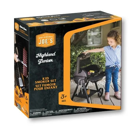 Oklahoma Joe Toy Smoker Set For Kids Ages 3+ Aaa Battery-Powered Black | Walmart (US)