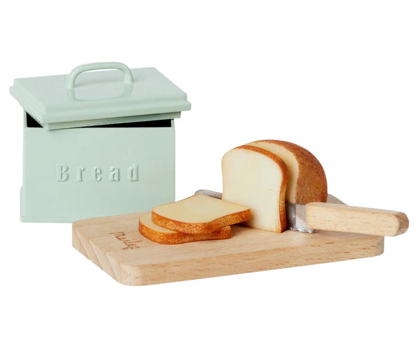 Bread Box w/ Utensils, Miniature | MailegUSA