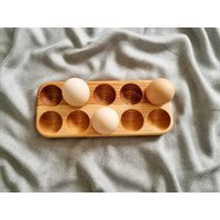 Wooden Egg Holder Easter Display. Handmade Gift Kitchen Stand | Etsy (US)