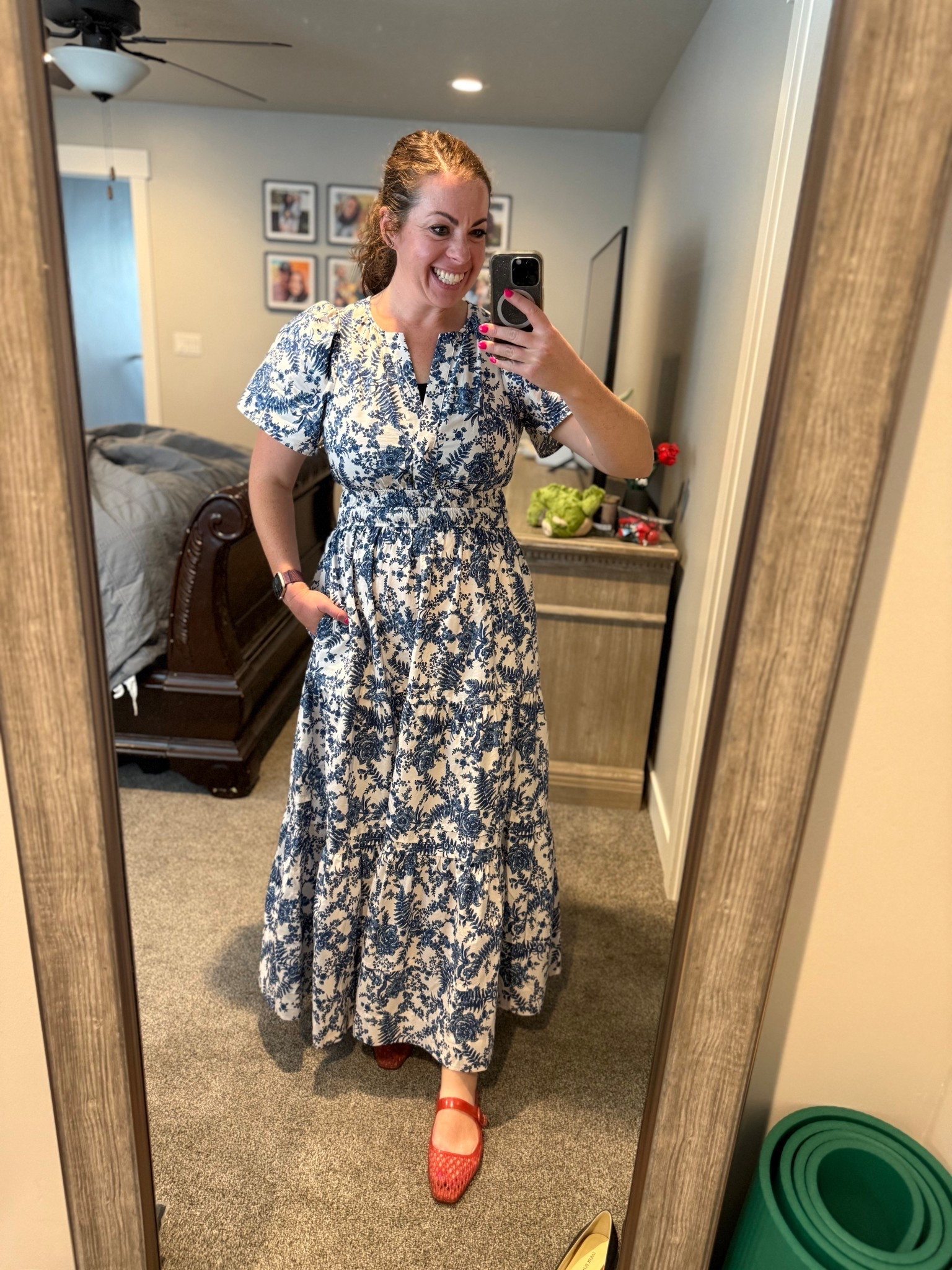 Happy first day of school!! This Somerset dress was perfect for the chaos of Back to School! It has pockets and is very flattering! I got so many compliments on this dress today! In a M. 

#LTKWorkwear #LTKMidsize #LTKShoeCrush