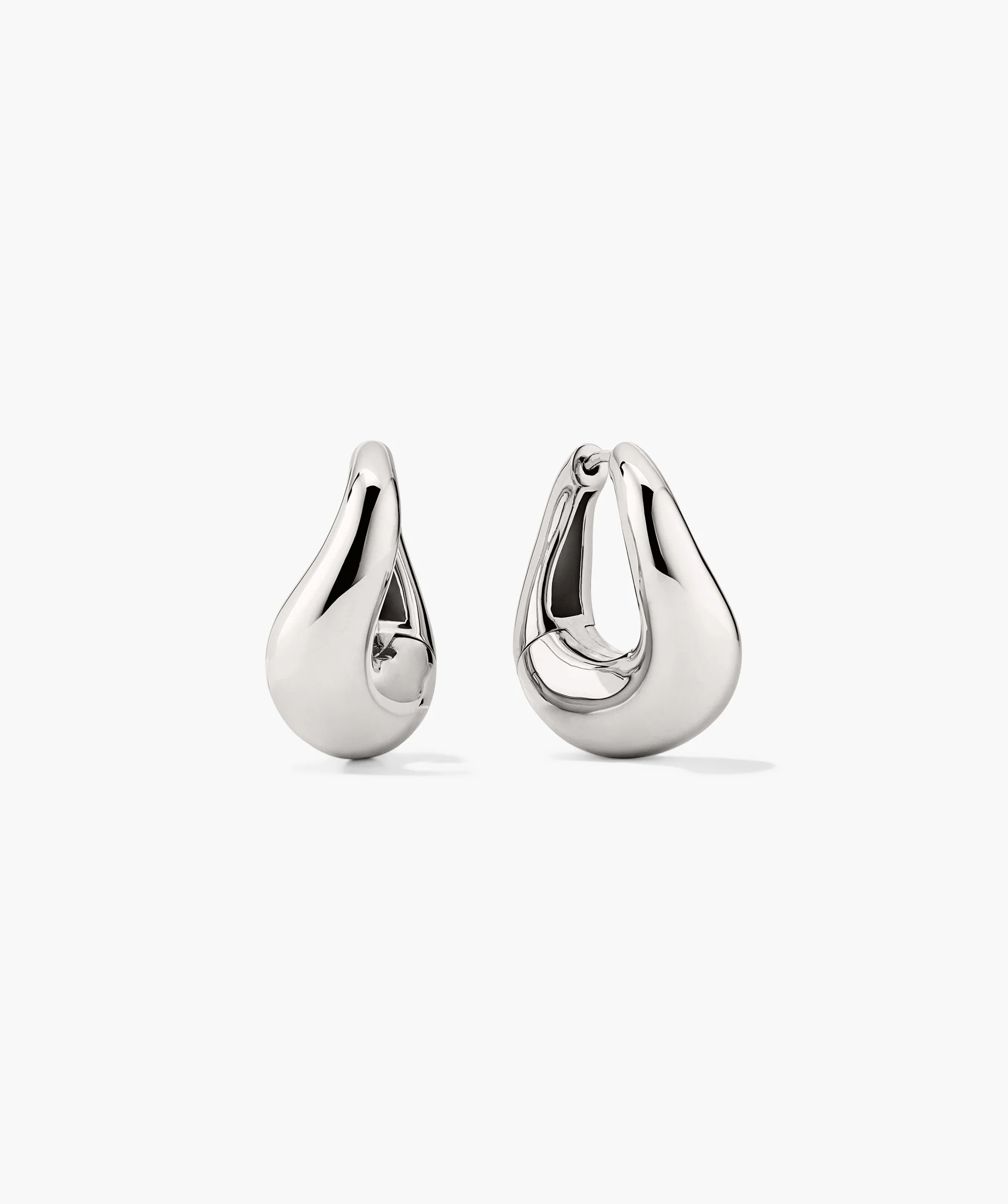 18k Gold Vermeil Dôme Figure Hoop Earrings - Jewelry | Mejuri | Mejuri Fine Crew