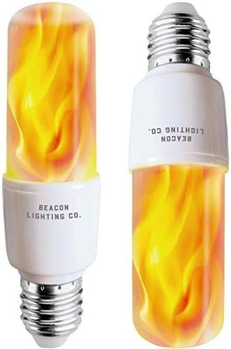 HoogaLife LED Flame Effect Light Bulbs - E26 LED Bulb with Gravity Sensor Flame Night Bulb for Holid | Amazon (US)