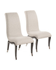 2pk The Osmo Keno Bros Wooden Upholstered Dining Side Chairs | Marshalls