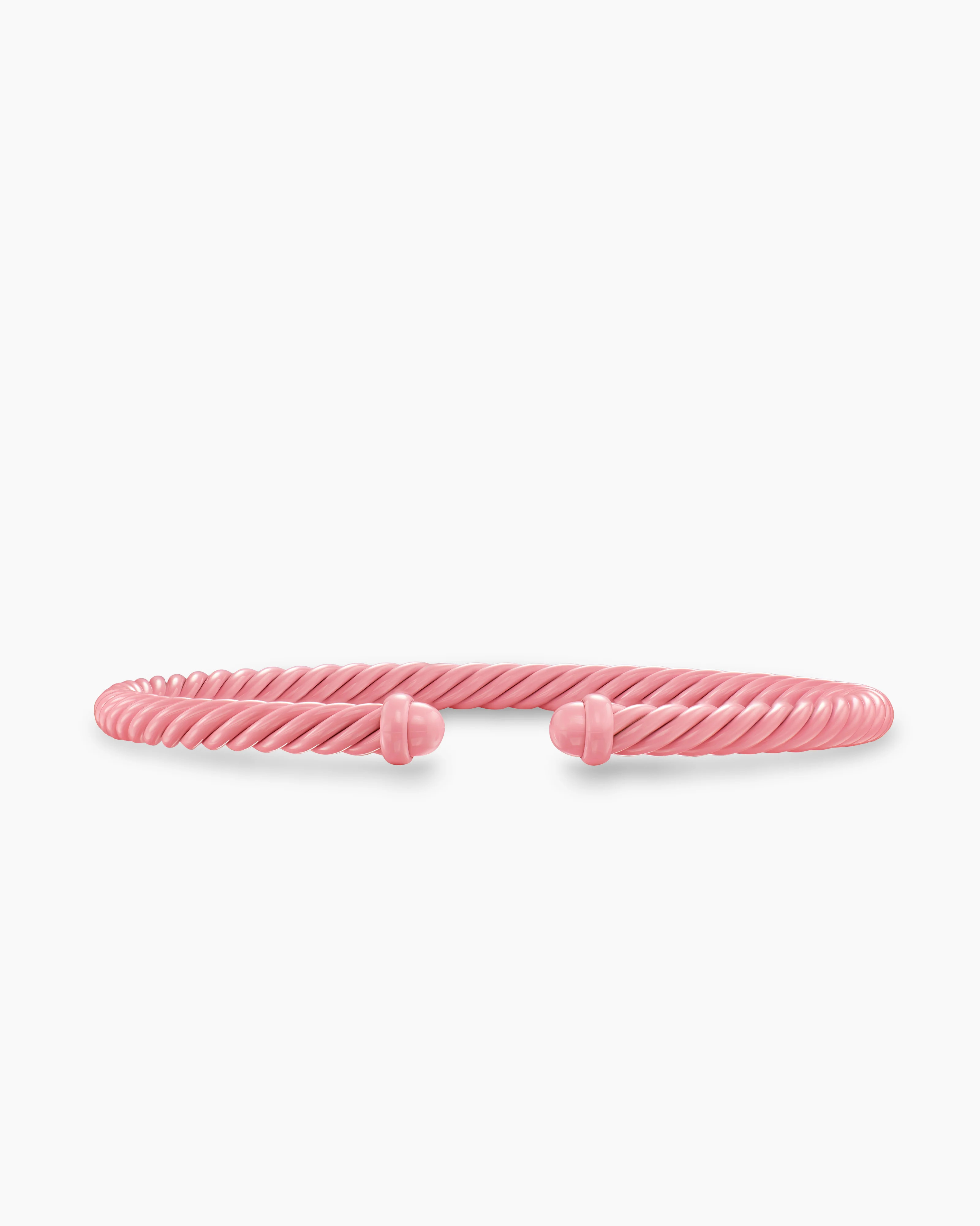 David Yurman | Classic Cable Bracelet in Pink Aluminum, 4mm | David Yurman