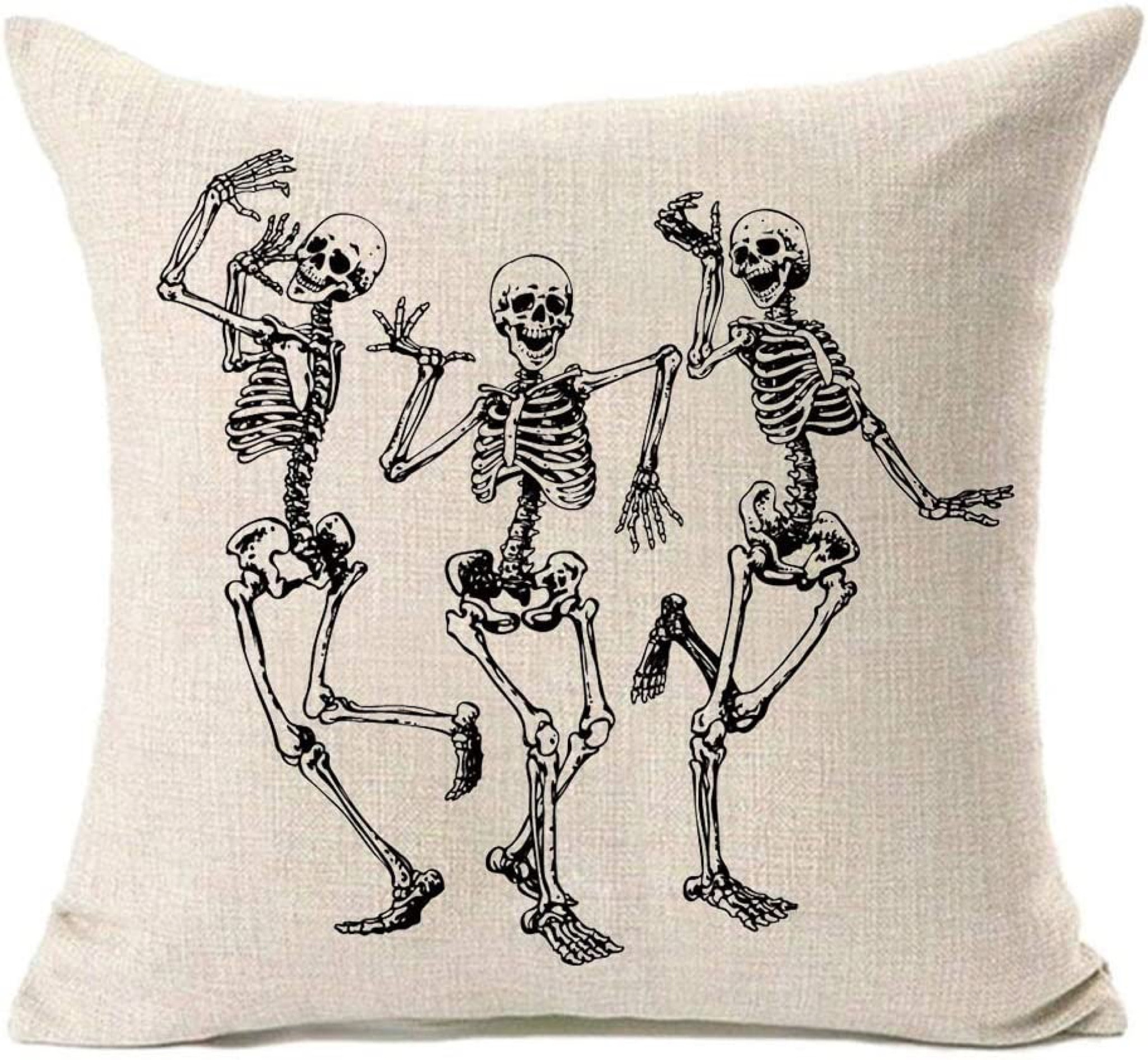 Skeleton pillow cover // 18x18 // under $10! Amazon find, Halloween decor

#LTKunder50 #LTKHalloween #LTKhome