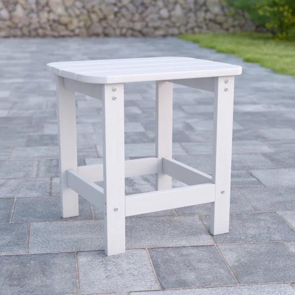 Balasi All-Weather Poly Resin Adirondack Side Table - Patio Table | Wayfair North America