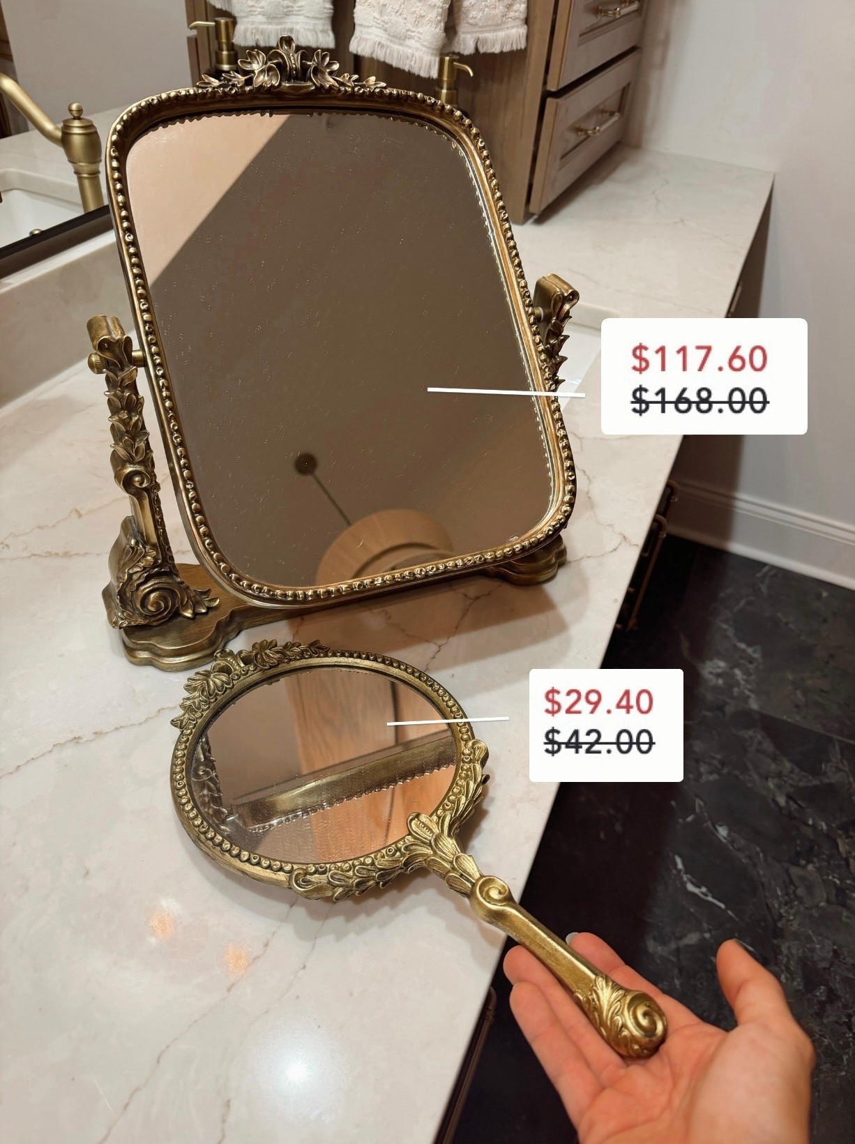 Two of my favorite gifts I’ve received in the past 🤎 I use them both almost every single day! Incredible quality & they’re stunning! 30% off code ANTHRO30 or HOLLEY30 ✨🎄🎁

Primrose mirror / gift ideas for her / Anthropologie sale / Black Friday / cyber week / Holley Gabrielle 

#LTKBeauty #LTKGiftGuide #LTKCyberWeek