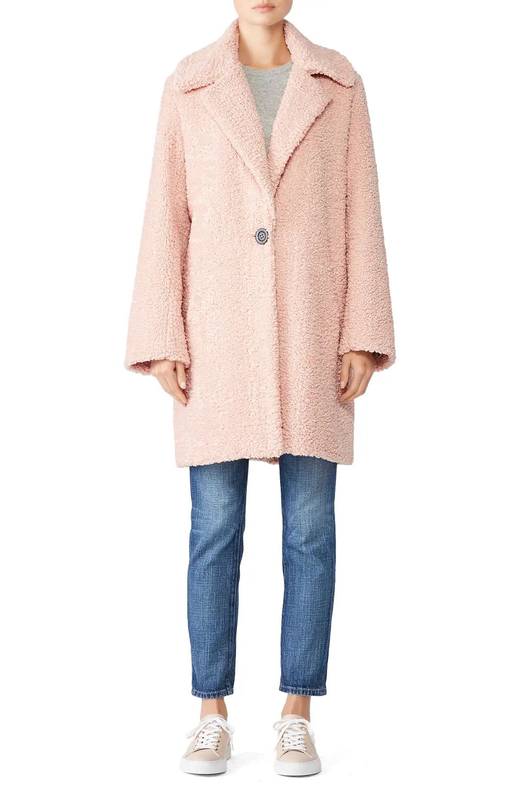 Waverly Grey Pink Ren Coat | Rent The Runway