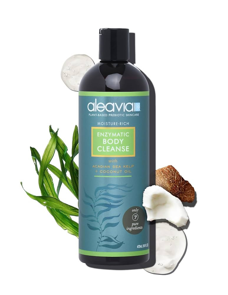 Aleavia Body Cleanse – Organic & All-Natural Prebiotic Body Wash – Fragrance-free and Sulfate... | Amazon (US)