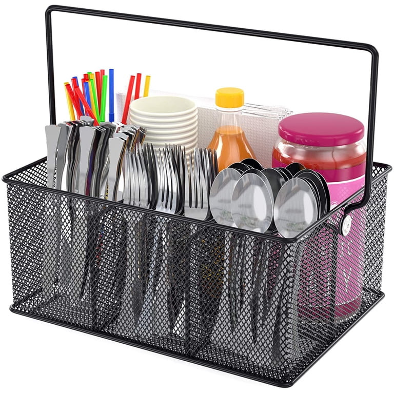 Utensil Caddy, Silverware Flatware Caddy Mesh Kitchen Cutlery Holder Organizer Condiment Storage ... | Walmart (US)