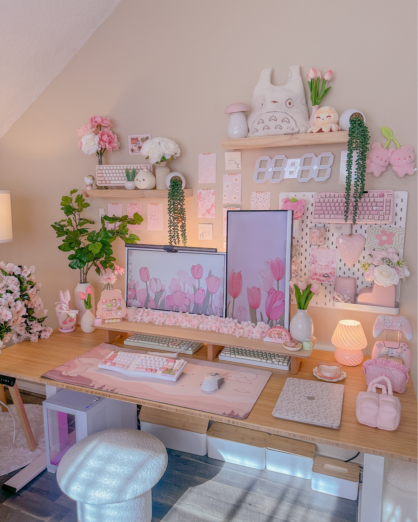 Pink & Green Theme 🌷🍃🌸
Forever my favorite combo of colors 🫶🏻

♡

♡

♡

♡ cozy desk setup | pc | girly | pink | Pinterest inspo | girly girl aesthetic | clean aesthetic | girly setup | pc setup | cozy desk space | cozy space | desk inspiration | girly | setups | gaming girl | soft girl | aesthetics | setup essentials | gamer | girly things | girly inspo ♡

🏷️ 
#deskspace #gamingsetup #desksetup #pcsetup #pcgaming #cozysetup #setup #cleansetup  #cutegamingsetup #aestheticdesk #deskinspo #officedecor #cozydesksetup #cozyaesthetic #cutesetup #cozyvibes #deskgoals #deskgram #setupgamer #cozydesksetup  #setupinspiration  #gaminggirlsetup #cuteaesthetic #girlsetups #softgirlaesthetics#aesthetic


#LTKStyleTip #LTKHome #LTKBeauty