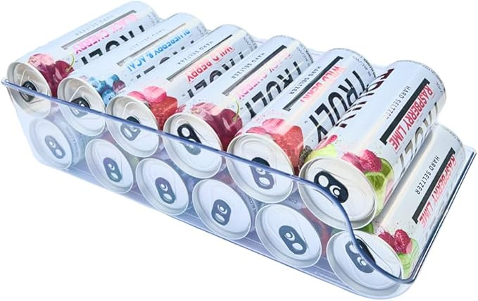 Amazon.com: Joyful Haus Skinny Can Organizer for Refrigerator, Hard Seltzer, Energy Drinks, Soda ... | Amazon (US)