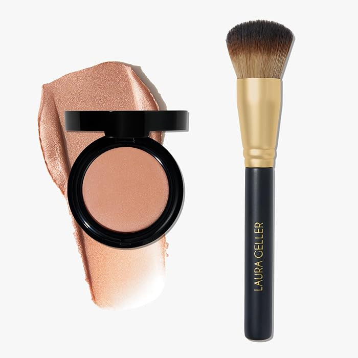 LAURA GELLER NEW YORK The Wonder Balm Starter Kit - The Wonder Balm & Brush - Nice-n-Natural - Hy... | Amazon (US)