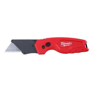 Milwaukee FASTBACK Compact Folding Utility Knife with General Purpose Blade 48-22-1500 - The Home... | The Home Depot