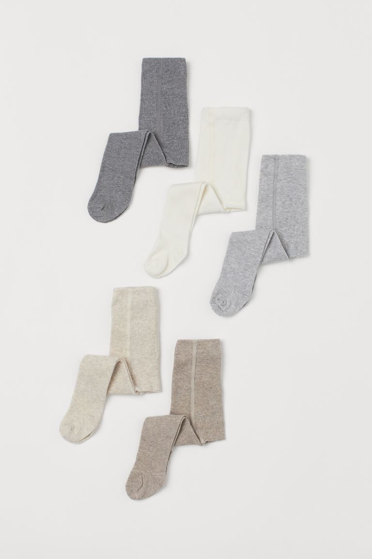 5-pack Fine-knit Tights | H&M (US + CA)