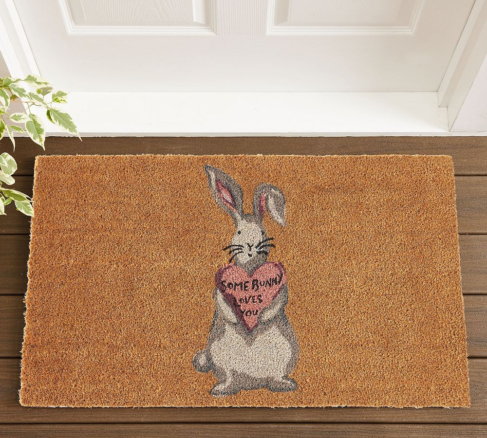 Some Bunny Loves You Doormat | Pottery Barn (US)