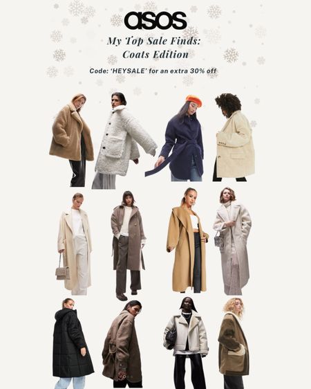 My top sale finds, asos winter coats and jackets edition LTKFestiveSaleUK 

#LTKsalealert #LTKSeasonal