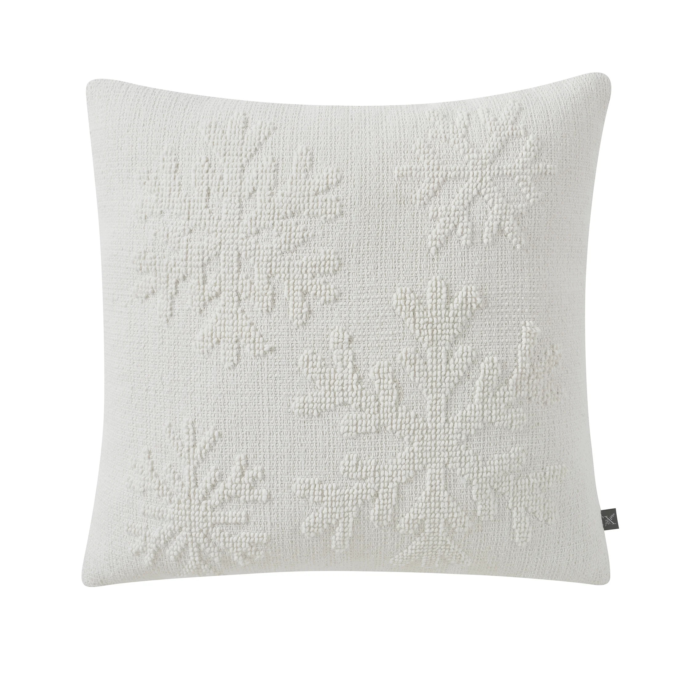 My Texas House Eira 18" x 18" Ivory Cotton Decorative Pillow - Walmart.com | Walmart (US)