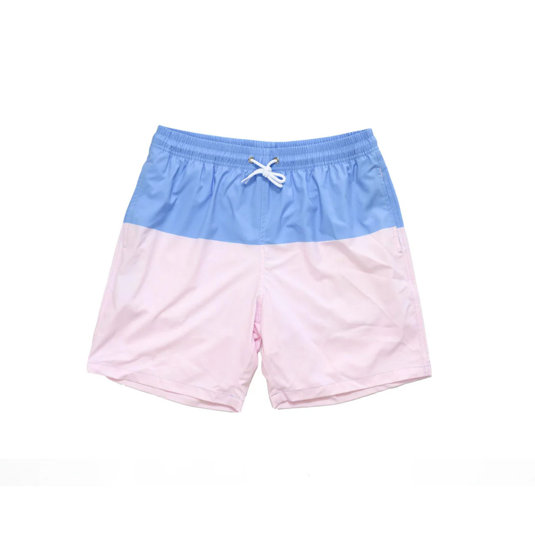 Coastal Cabana Men's Trunks | Blueberry Bay Swimwear