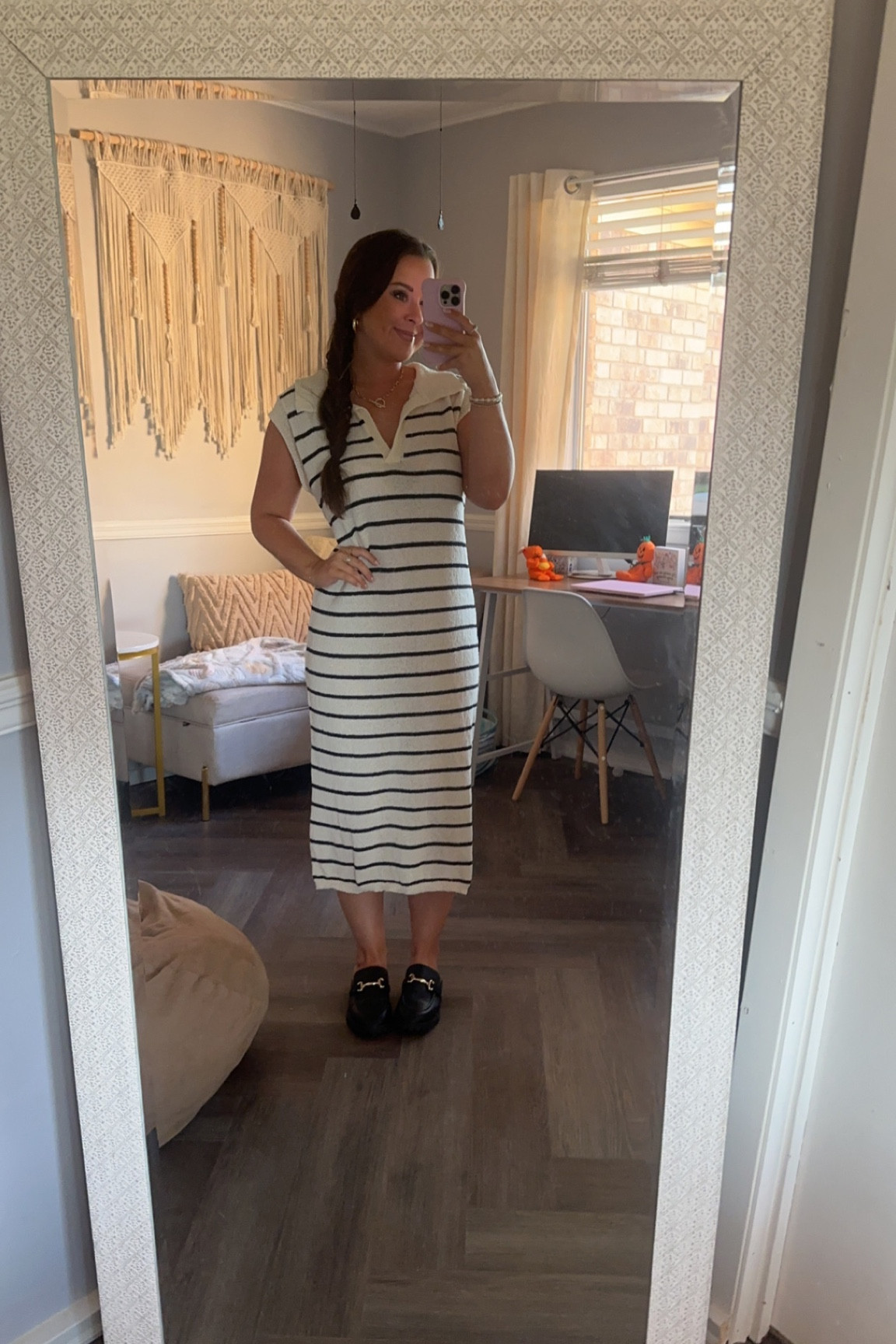 cutest dress for a transitional fall outfit 🍂🍁

#LTKFindsUnder50 #LTKSeasonal #LTKStyleTip