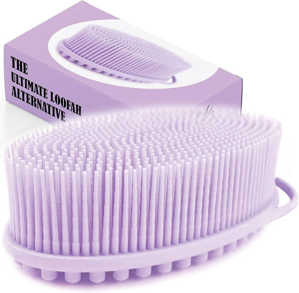 Avilana Body Scrubber, Dual-Sided Silicone Body Scrubber – Gentle Body Brush & Soothing Massage... | Amazon (US)