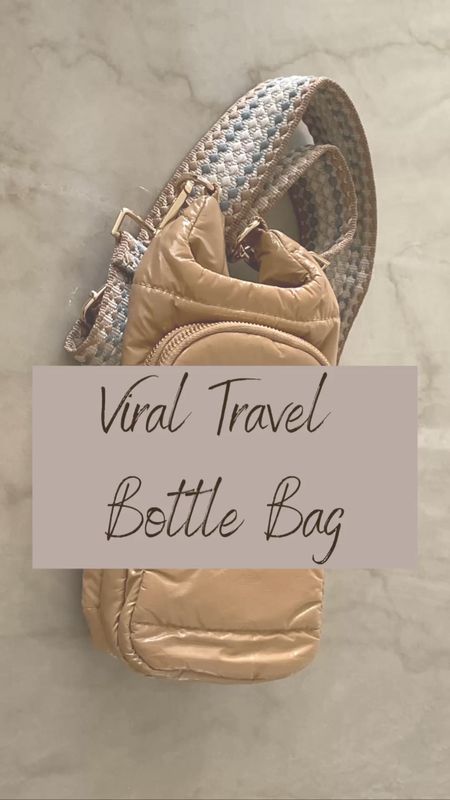 The viral travel bottle bag that was on Oprah’s favorite things is now my FAVORITE traveling bag! It’s stylish but without a designer price tag! I bought in caramel and ivory and both are so good! 
Perfect gift for teens or parents - comes in many colors! 
#viralbottlebag
#viraltravelbag
#oprahsfavoritethings 

#LTKHoliday #LTKGiftGuide #LTKtravel