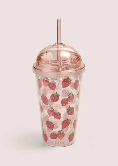 Red Strawberry Water Bottle | Matalan (UK)