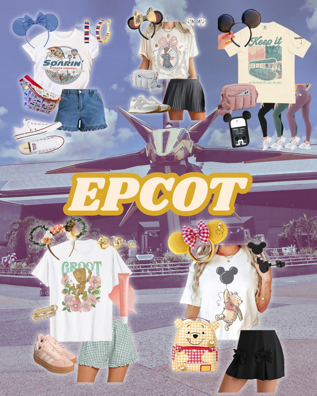 EPCOT outfit planning just got a little more magical. ✨ Whether you’re strolling World Showcase, riding Soarin’ Across America, or grabbing that perfect festival photo, these Disney-inspired looks are made for a full day in the park! 

From character-inspired outfits to comfy sneakers, cute accessories, and practical park bags, these are the pieces I’d add to my EPCOT packing list. 💕 

Save this for your next Disney World trip and follow for more Disney outfit inspiration, packing tips and must-have finds! 🏰💖 

 #EPCOTOutfits #EPCOT #DisneyWorldOutfits #DisneyOutfitIdeas #DisneyStyle #DisneyFashion #DisneyMom #DisneyWorldVacation #DisneyPackingList #DisneyInspiredOutfits #WhatToWearToDisney #DisneyParks #DisneyWorldTips #EPCOTFestival #DisneyOutfitInspiration

#LTKootd #LTKmomlife #LTKTravel