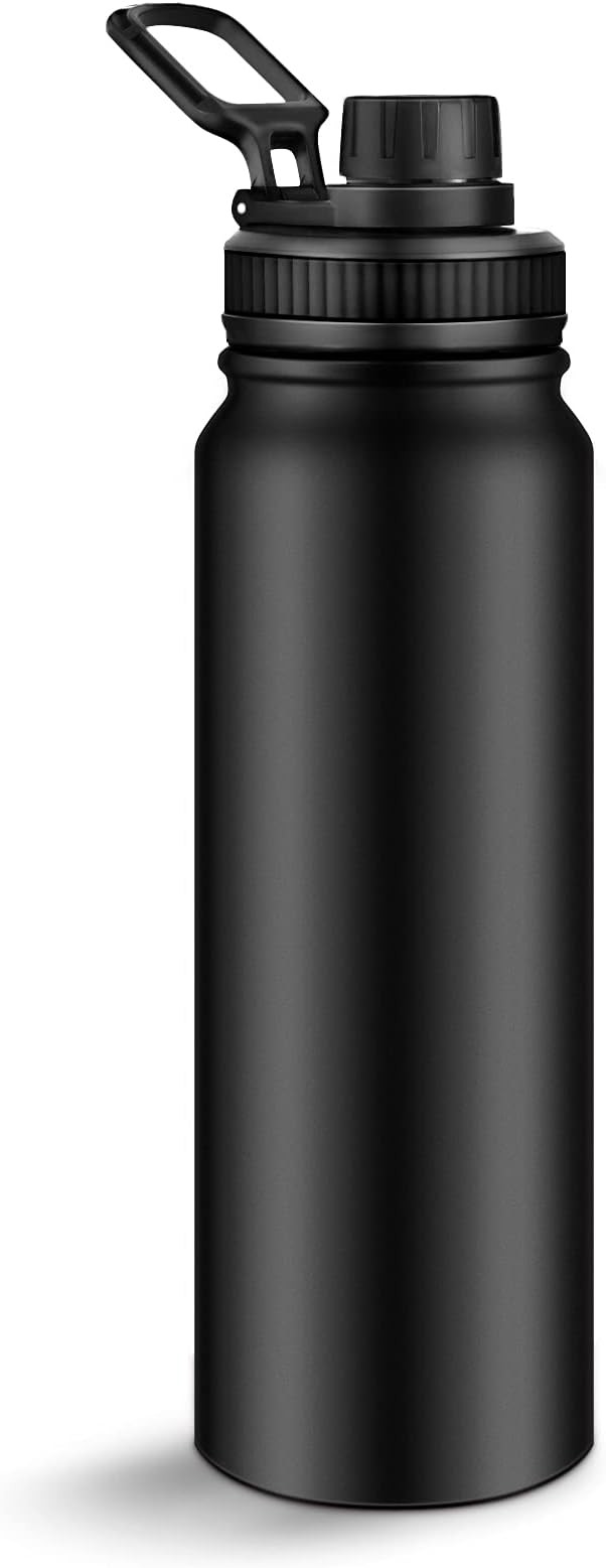 mirabile dictu Insulated Stainless-Steel Water Bottle 27oz - Metal Wide Mouth Water bottles Keep ... | Amazon (US)