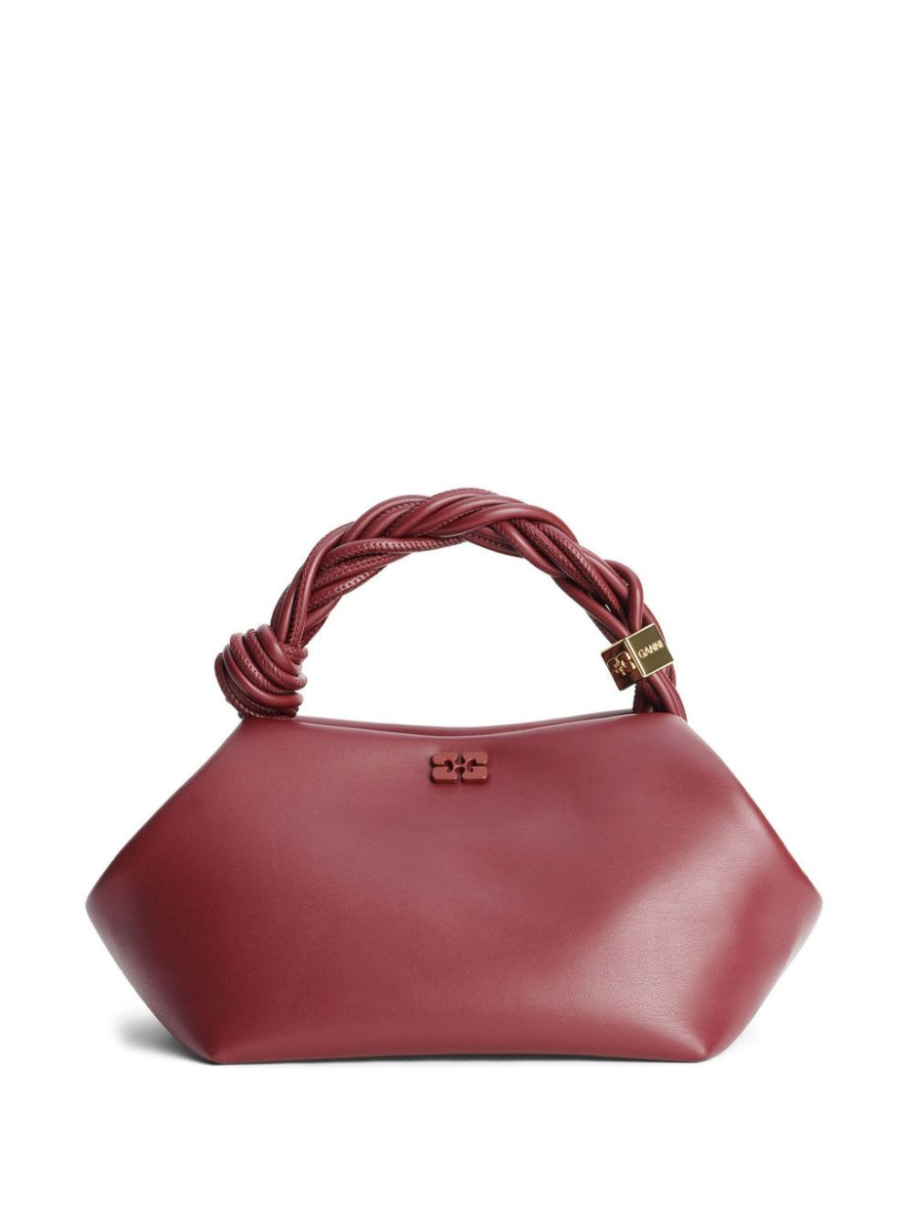 GANNI Bou braided-handle Bag - Farfetch | Farfetch Global