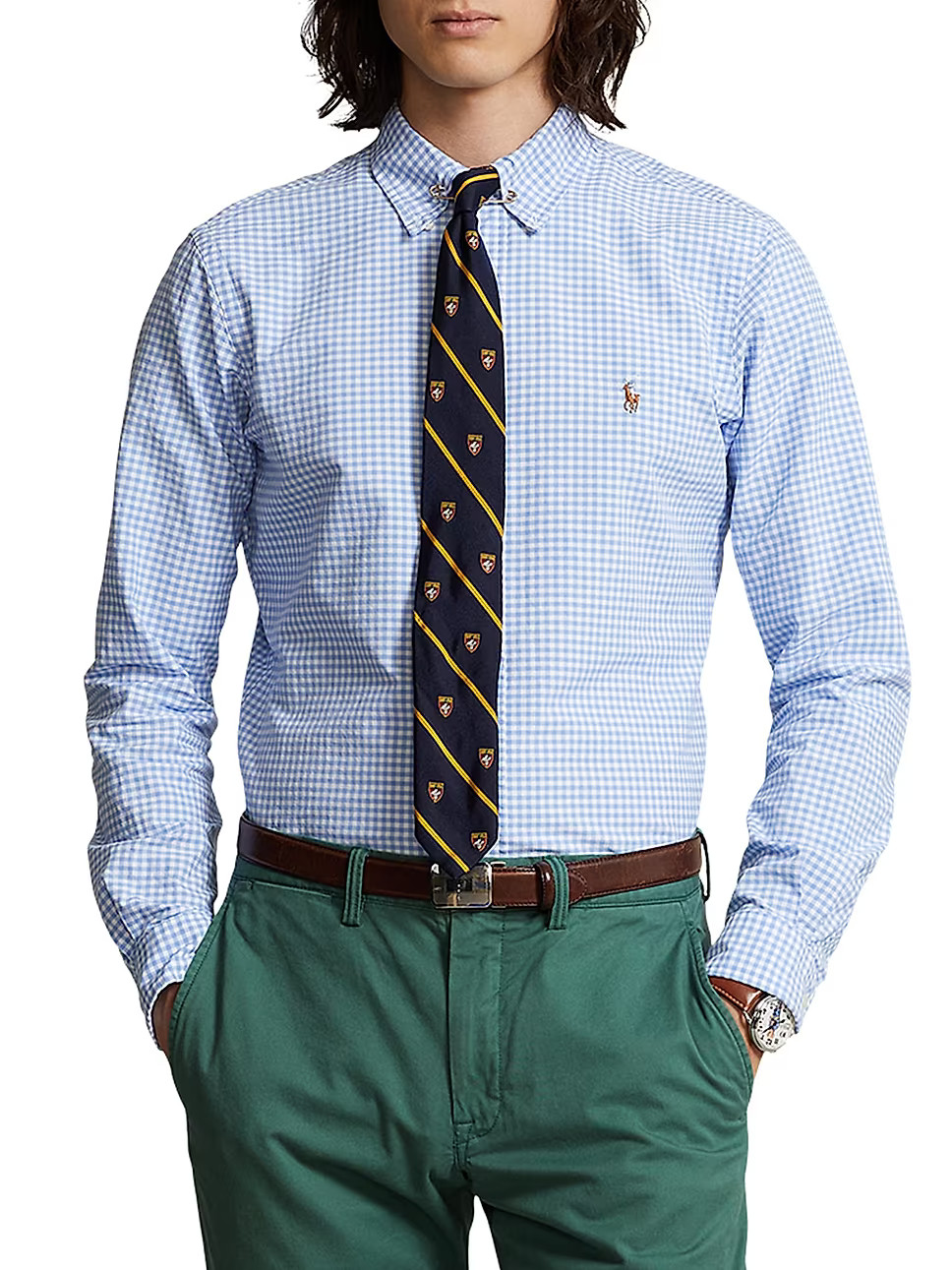 Oxford Gingham Shirt | Saks Fifth Avenue