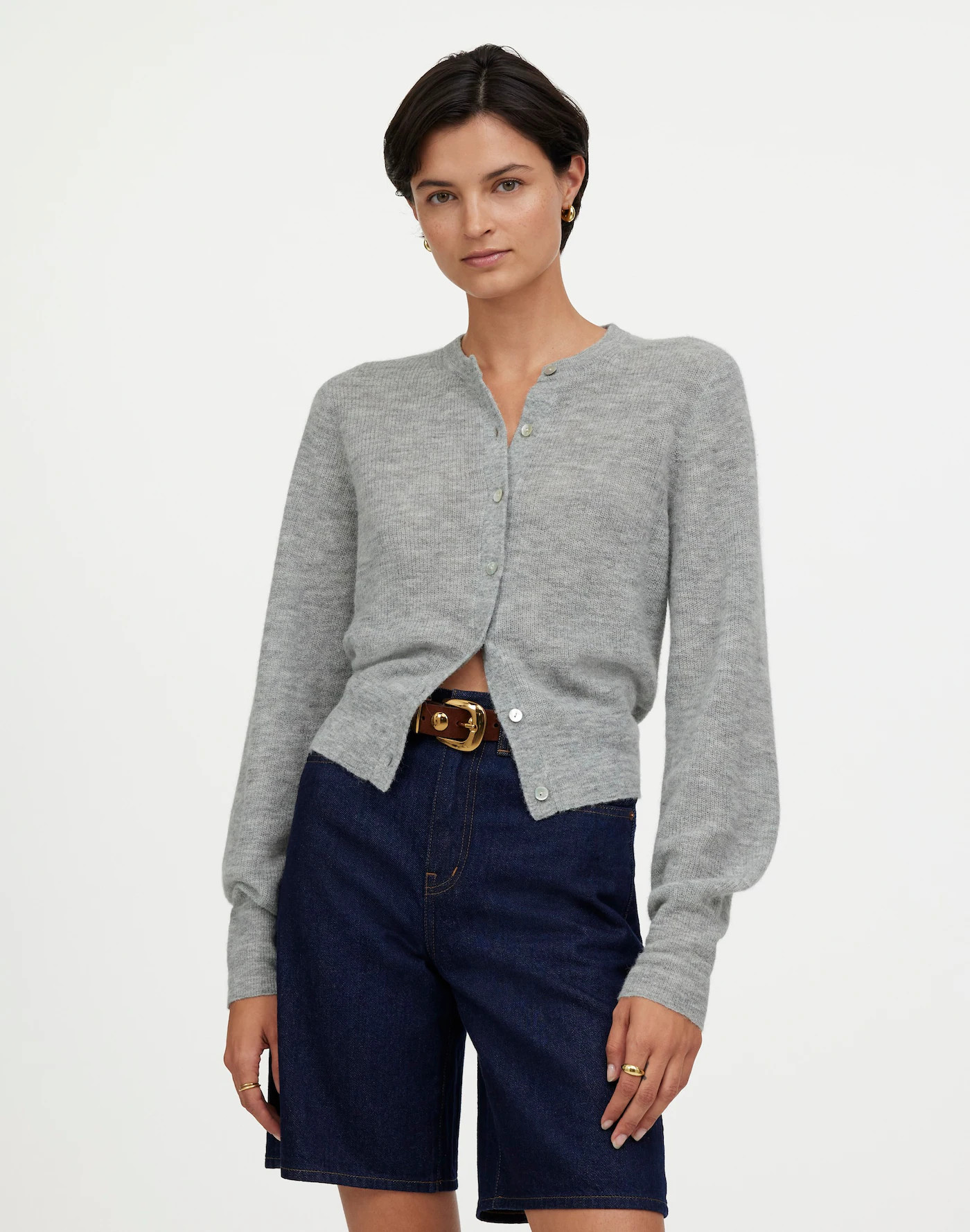 Ribbed Alpaca-Blend Cardigan Sweater | Madewell | Madewell
