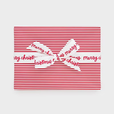 118"x30" Candy Cane Striped Christmas Wrapping Paper Red/White - Sugar Paper™ + Target | Target